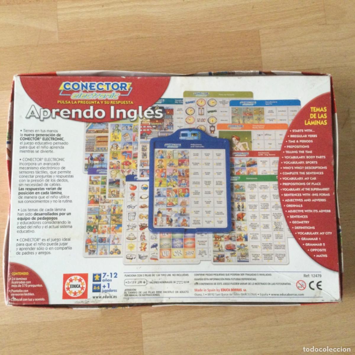 Juegos educativos: Aprendo Ingl&eacute;s. Conector electronic. Educa. Funciona A&ntilde;os 80 - Foto 2