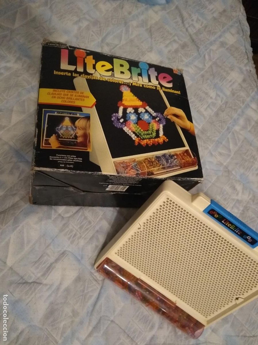 Juegos educativos: Juego Lite Brite de MB .A&ntilde;o 1987 - Foto 1