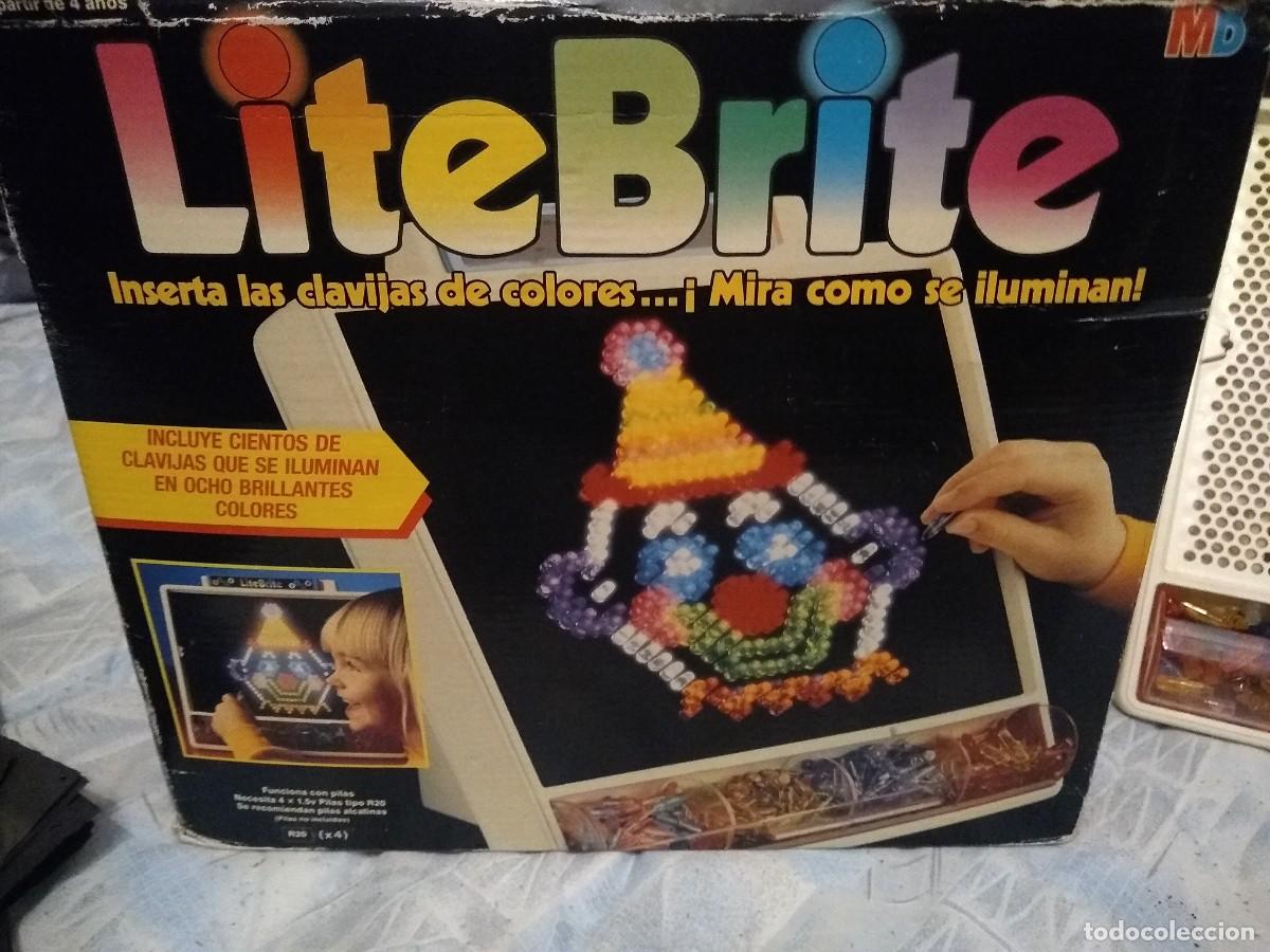 Juegos educativos: Juego Lite Brite de MB .A&ntilde;o 1987 - Foto 6