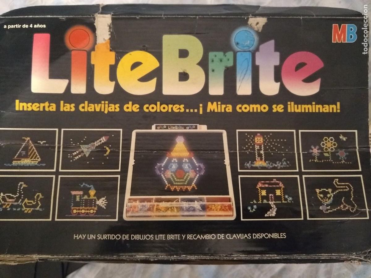 Juegos educativos: Juego Lite Brite de MB .A&ntilde;o 1987 - Foto 7