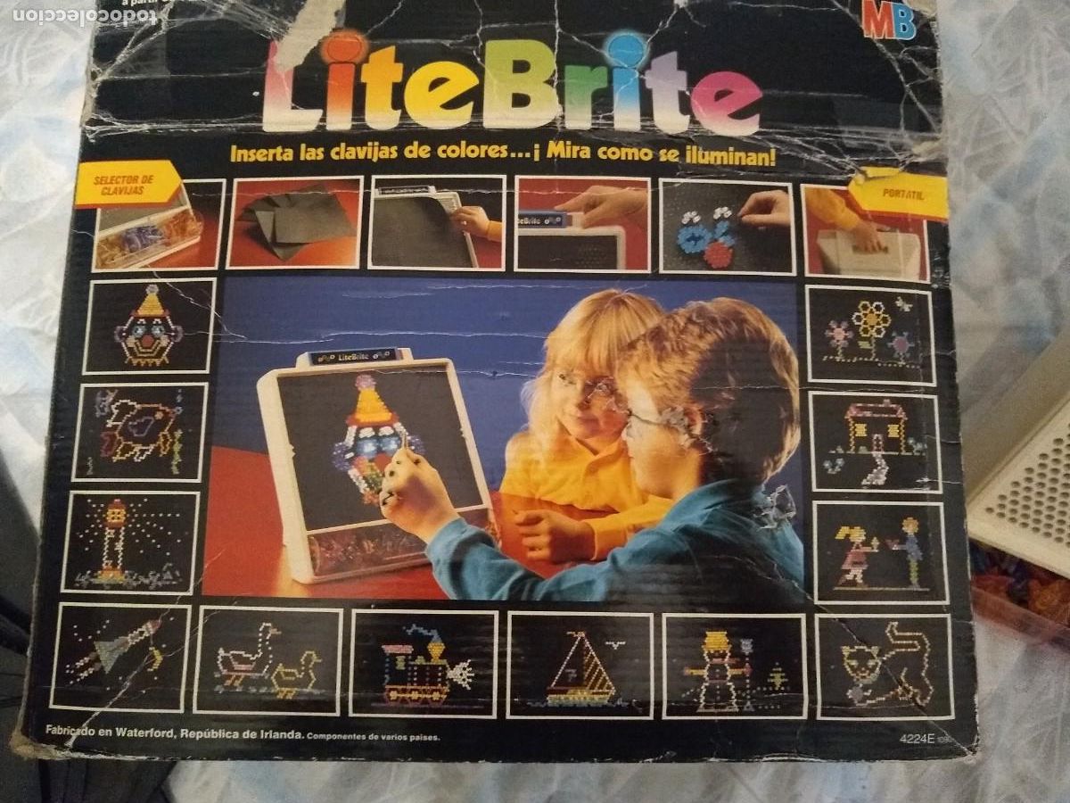 Juegos educativos: Juego Lite Brite de MB .A&ntilde;o 1987 - Foto 8