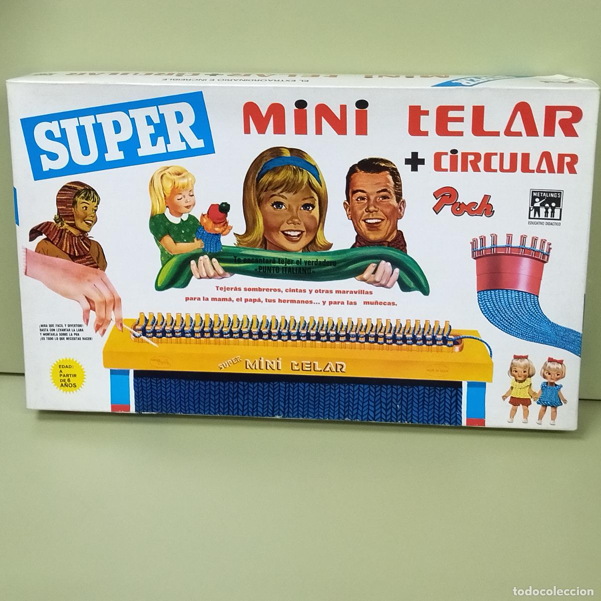 Juegos educativos: SUPER MINI TELAR + CIRCULAR - POCH - EN CAJA ORIGINAL COMPLETO - Foto 2