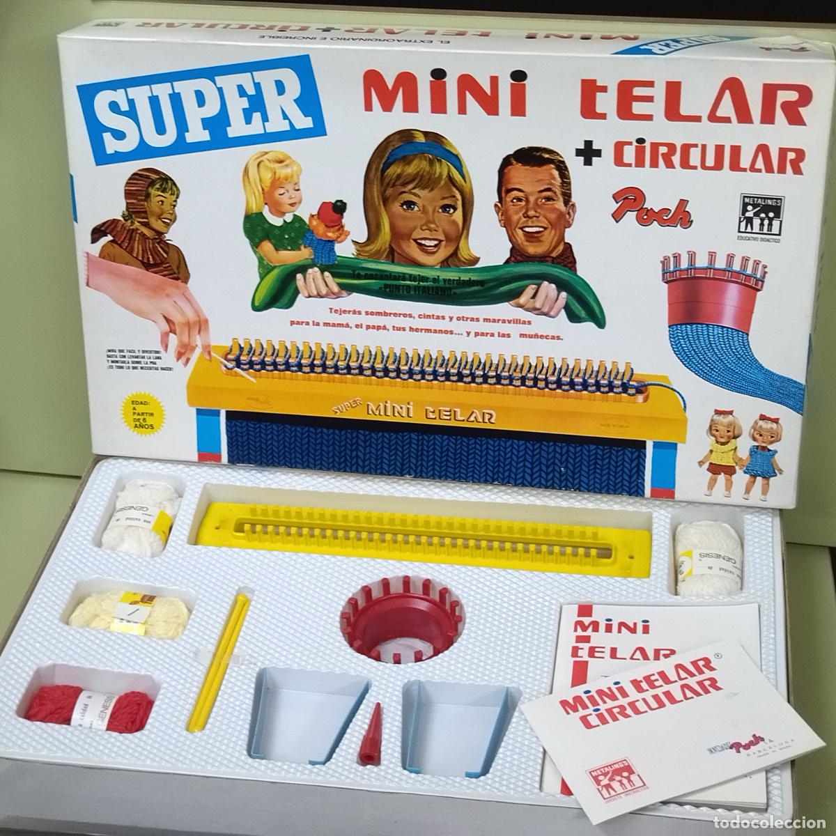 Juegos educativos: SUPER MINI TELAR + CIRCULAR - POCH - EN CAJA ORIGINAL COMPLETO - Foto 1