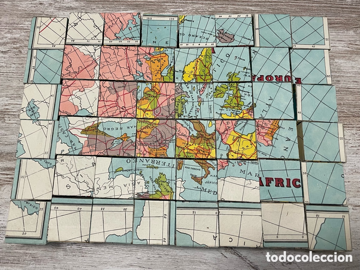 Juegos educativos: JUEGO PUZZLE MAPA CUBOS - Foto 4