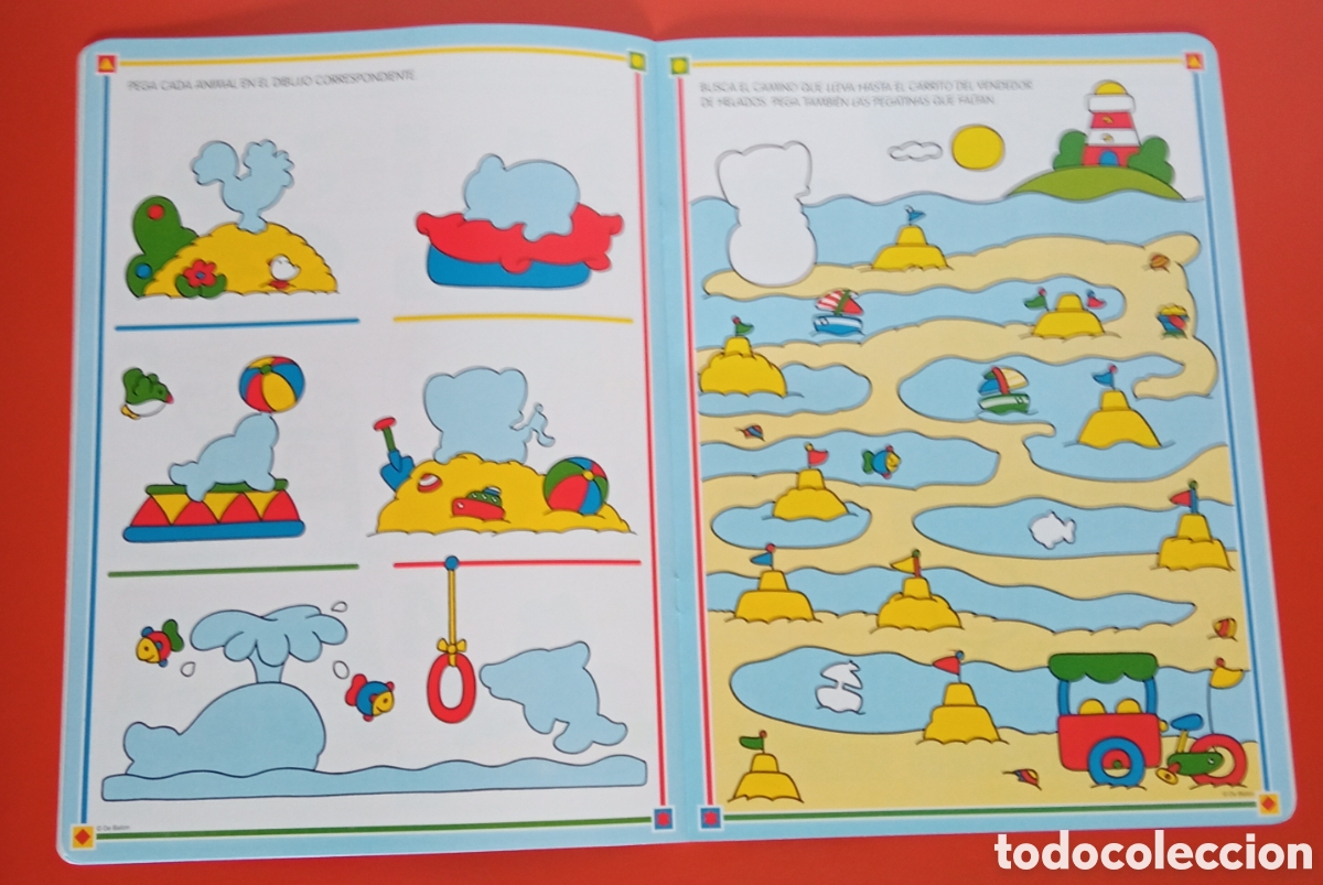 Juegos educativos: GRAN LIBRO DE BAMB&Uacute; PEGATINAS.TODOLIBRO 90S.NUEVO. - Foto 3