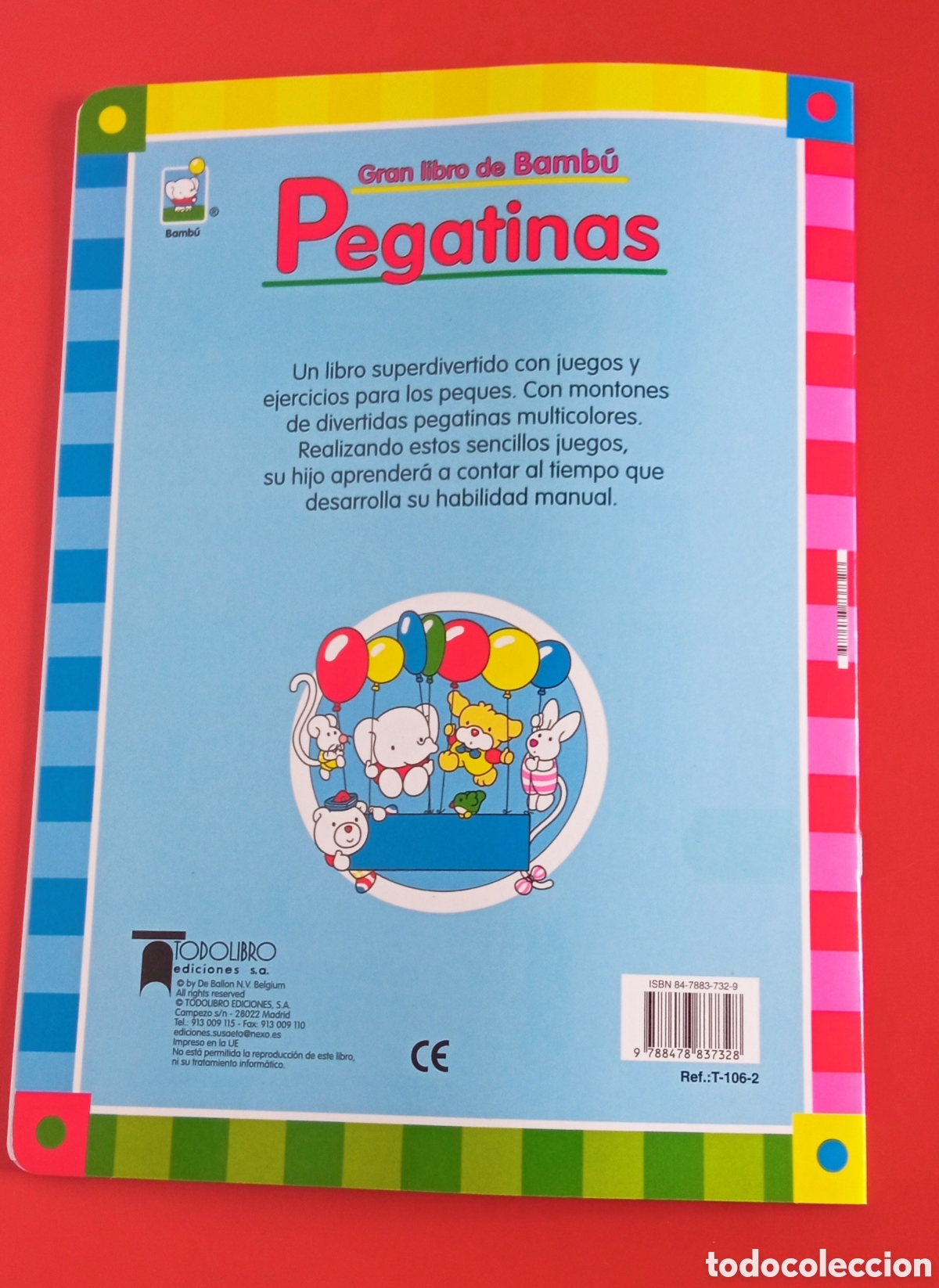 Juegos educativos: GRAN LIBRO DE BAMB&Uacute; PEGATINAS.TODOLIBRO 90S.NUEVO. - Foto 4