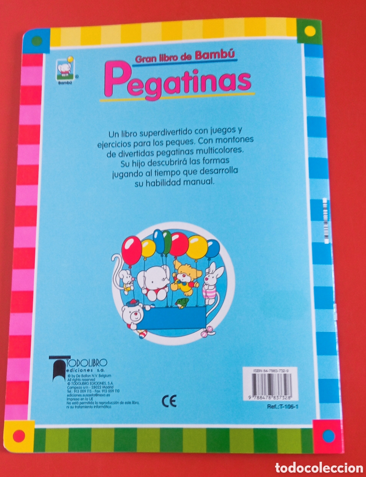 Juegos educativos: GRAN LIBRO DE BAMB&Uacute; PEGATINAS.TODOLIBRO 90S.NUEVO. - Foto 4