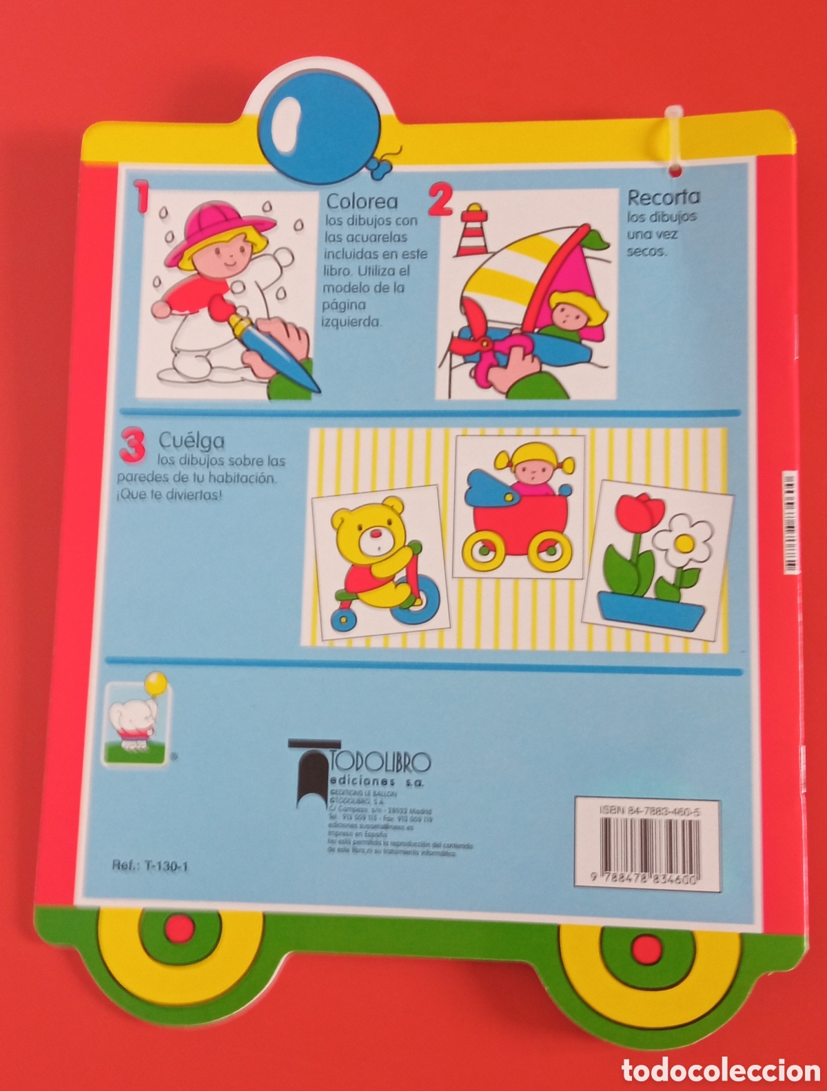 Juegos educativos: LIBRO DE BAMB&Uacute; COLOREAR CERAS.TODOLIBRO 90S.NUEVO. - Foto 3