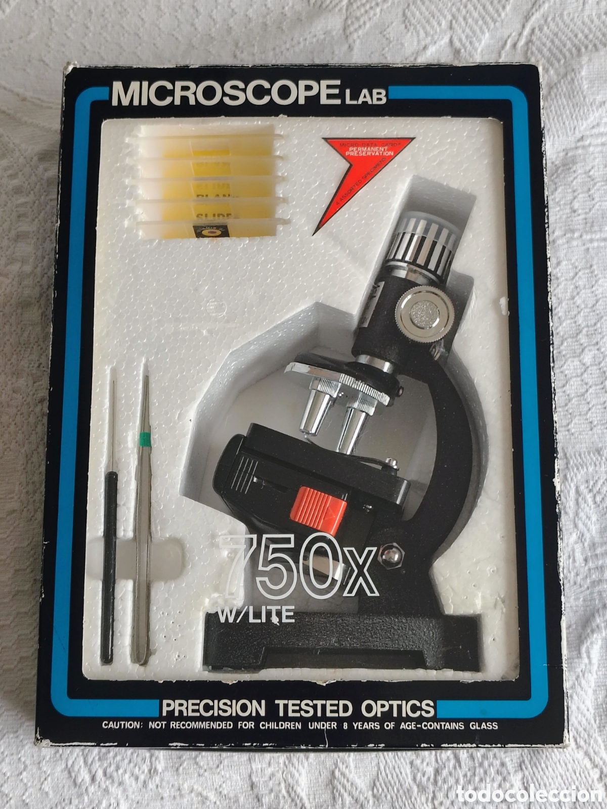 Juegos educativos: Microscope LAB 750X W/Lite a&ntilde;os 80 - Foto 1