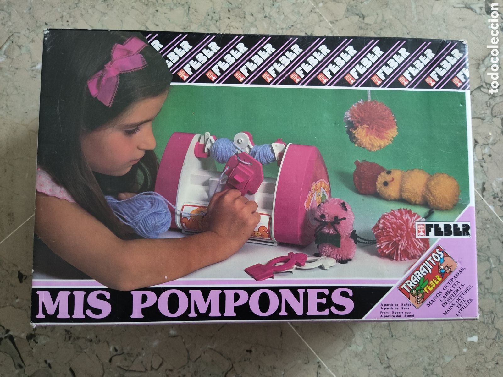 Juegos educativos: Mis Pompones FEBER. A&Ntilde;OS 80 - Foto 1
