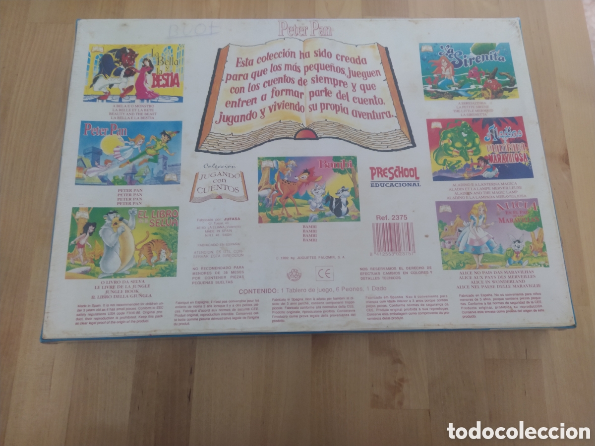 Juegos educativos: JUEGO DE MESA PETER PAN - PRECINTADO - Foto 2