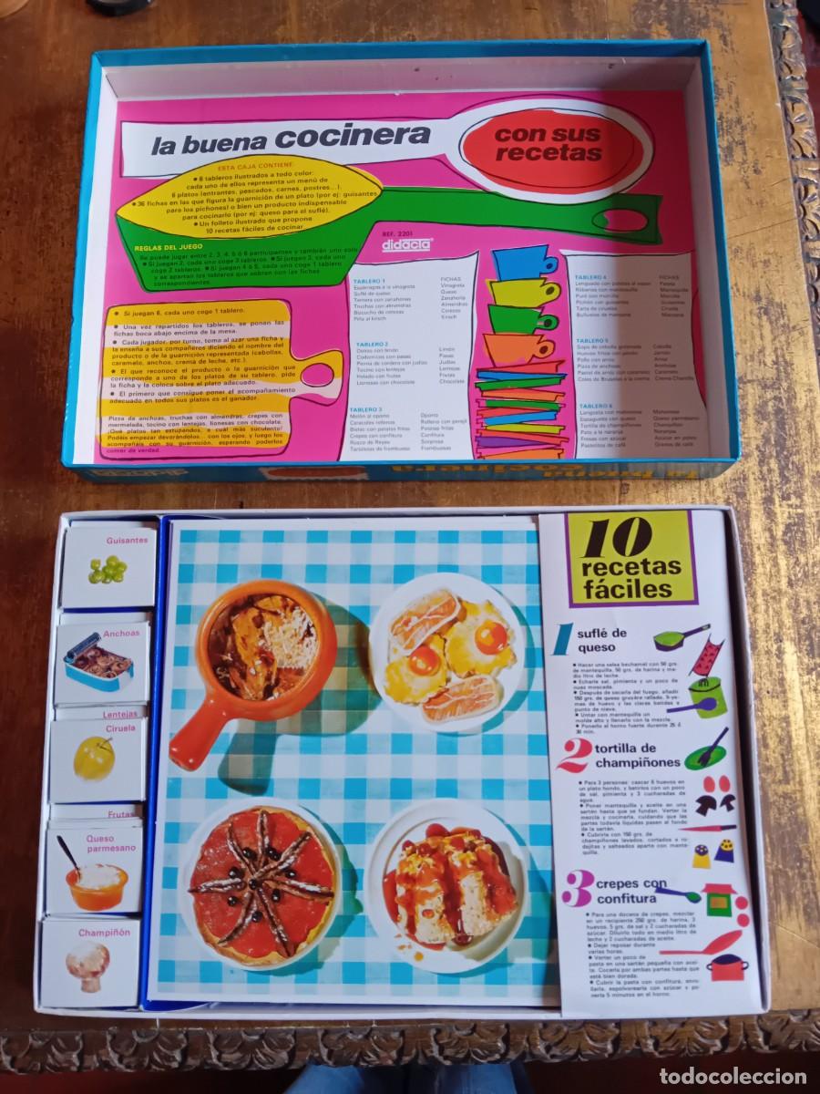Juegos educativos: La buena cocinera, marca Didacta, d&eacute;cada de los 70. - Foto 2