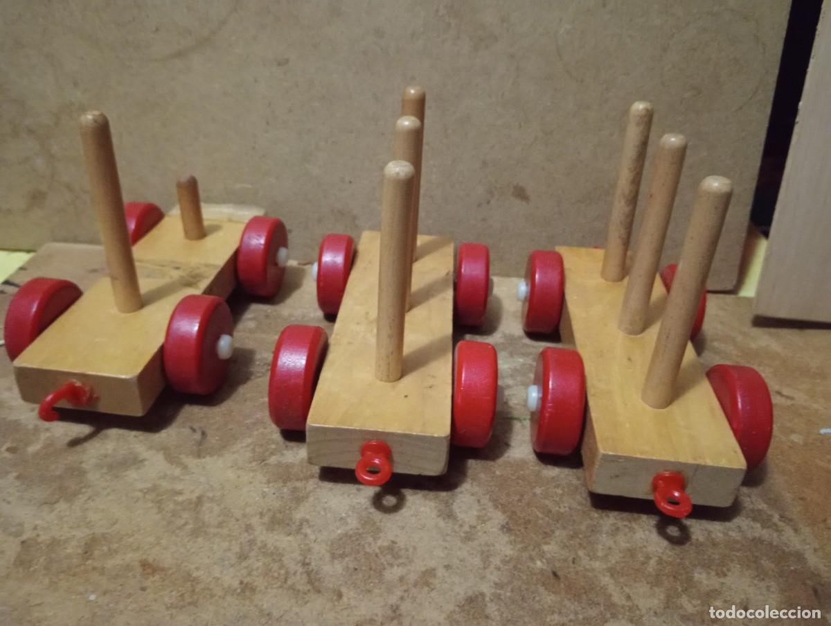 Juegos educativos: Antiguo tren de madera desmontable - Foto 4