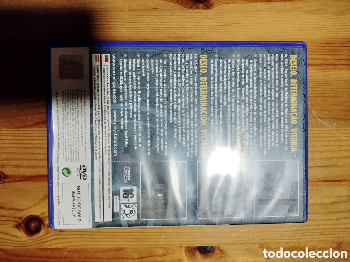 Juegos educativos: juego socom ps2 y manual - Foto 2