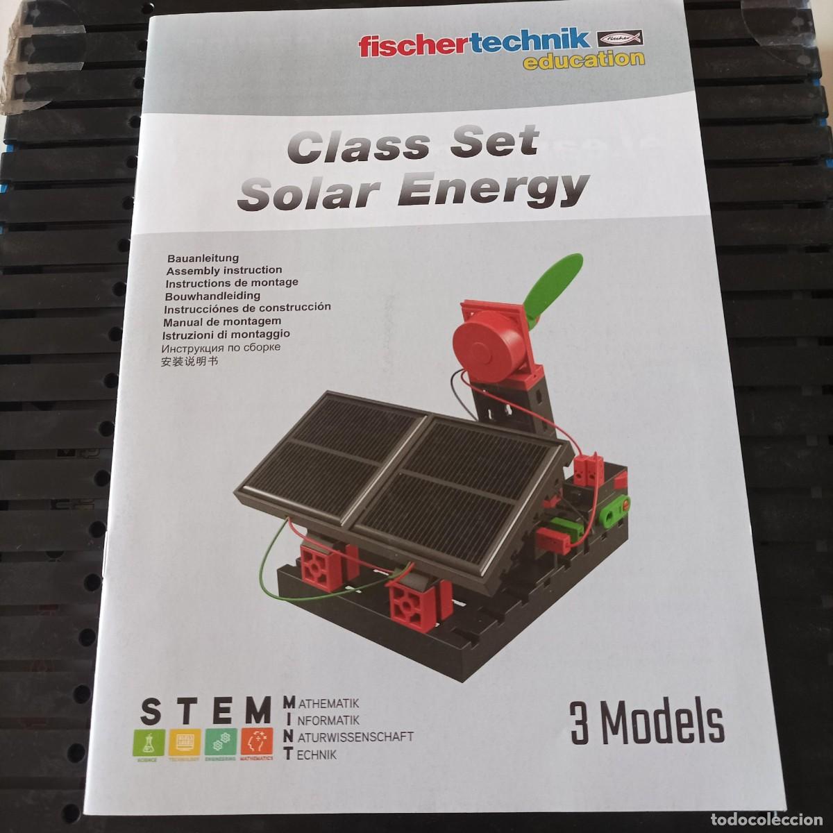 Juegos educativos: Fischertechnik Set de Class Energ&iacute;a Solar, Negro REF 559894. NUEVO - Foto 2