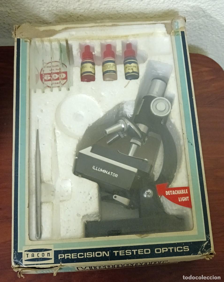 Juegos educativos: MICROSCOPIO MICROSCOPE LAB PRECISION TESTED OPTICS TACON EN CAJA - Foto 1