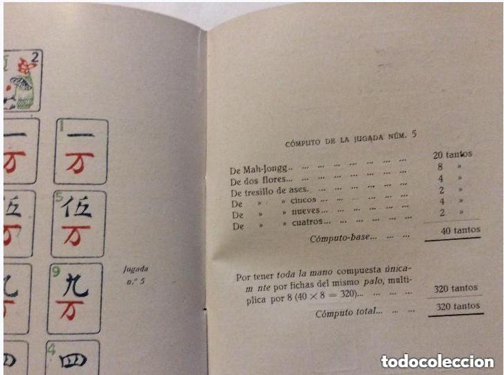 Juegos educativos: MAH-JONGG EL LIBRO DEL MAH-JONGG ,E.TAGLE MADRID 1925 - Foto 4