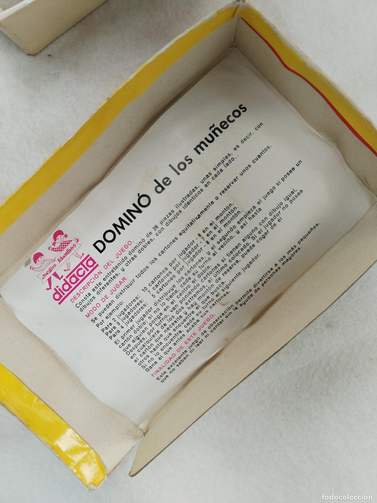 Juegos educativos: domino de los mu&ntilde;ecos, didacta, 1968 - c187 - Foto 5