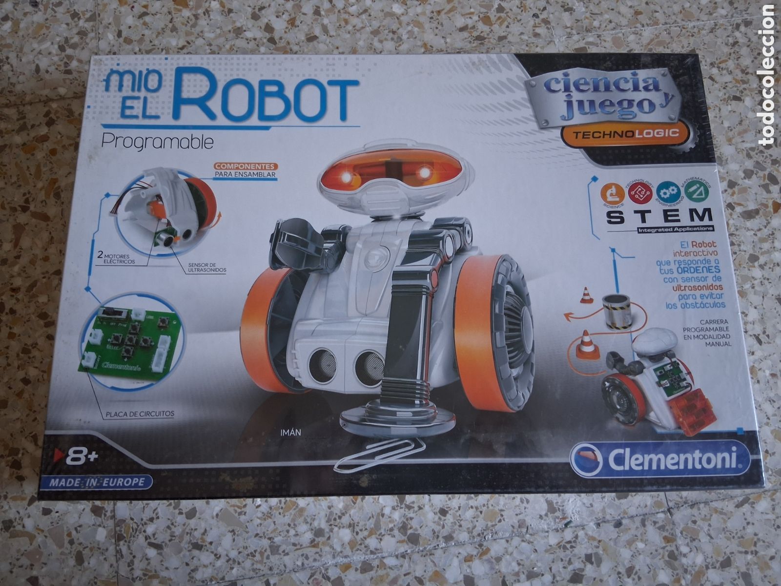 Juegos educativos: Lote 3 Juegos STEM: Robot Programable + Microscopio Deluxe + Mec&aacute;nica Camiones