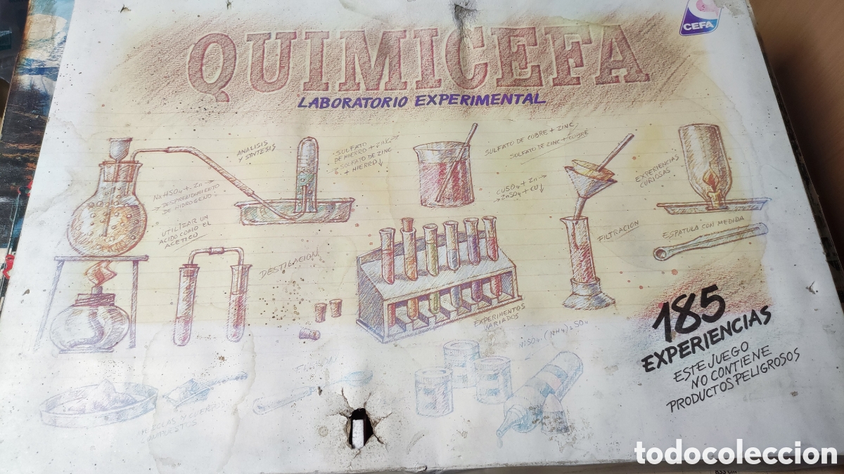 Juegos educativos: Antiguo quimicefa 185 experiencias a&ntilde;os 80