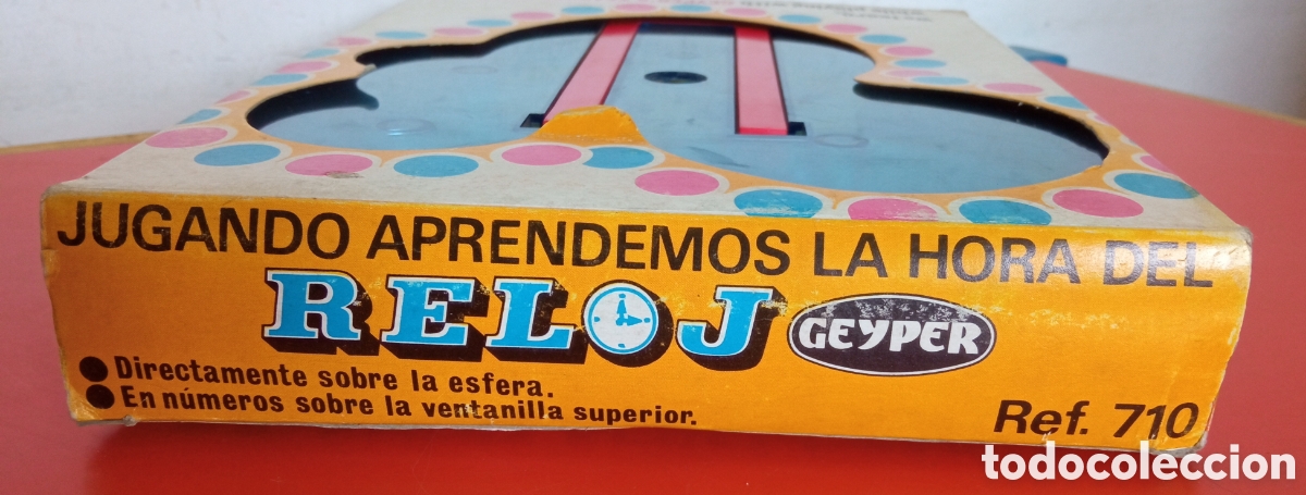Juegos educativos: RELOJ APRENDEMOS LA HORA.GEYPER 70S.NUEVO. - Foto 7
