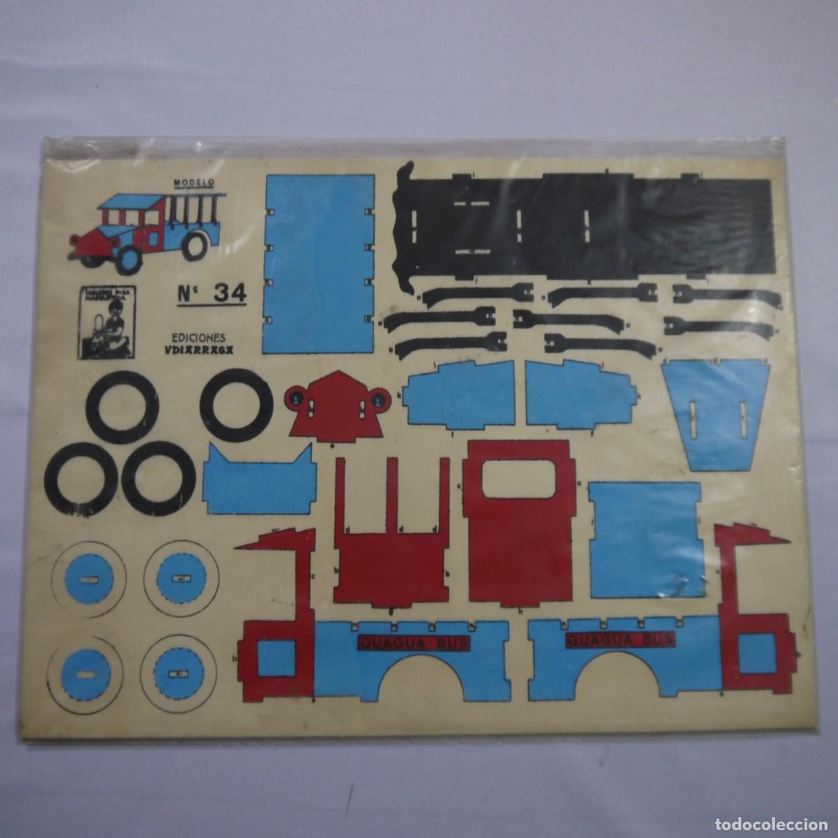 Juegos educativos: TABLEROS PARA MARQUETER&Iacute;A DE EDICIONES UDIARRAGA N.&ordm; 34. AUTOB&Uacute;S