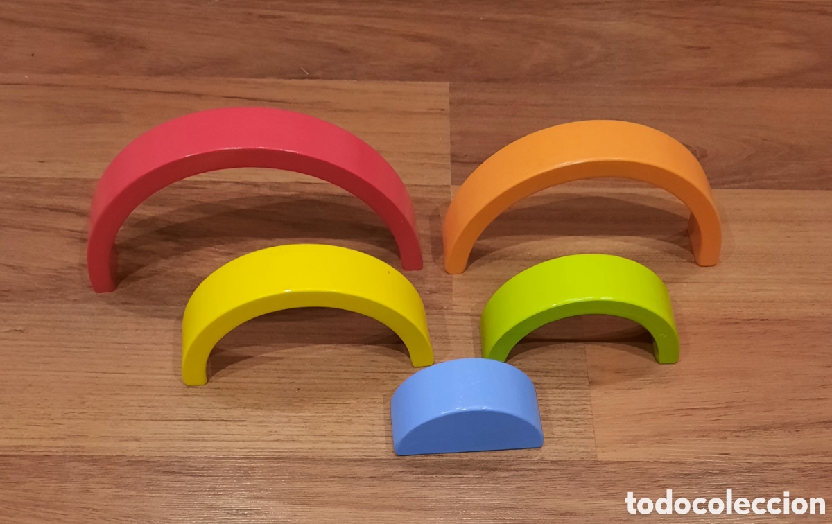 Juegos educativos: Juguete Arcoiris de madera - Foto 4