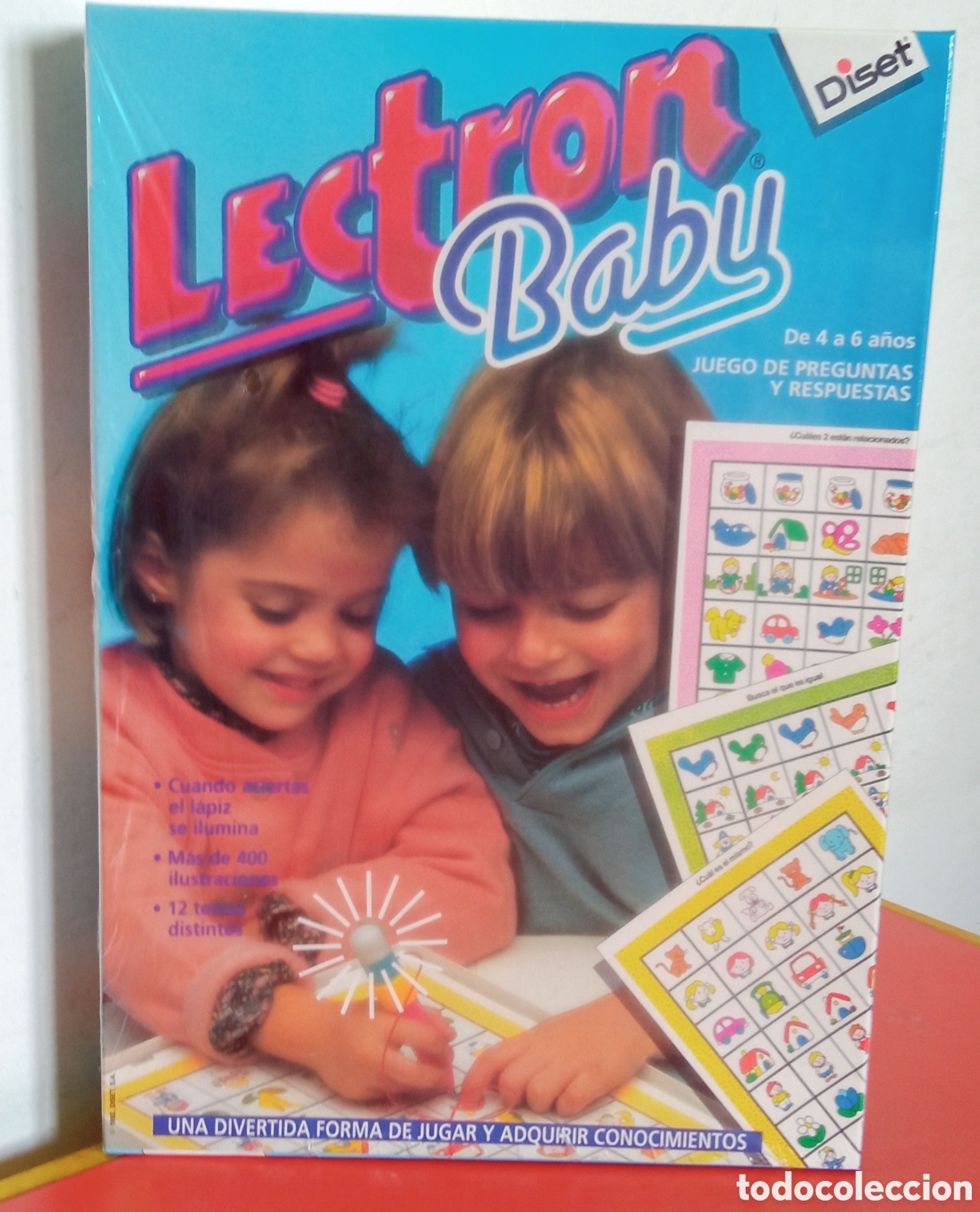 Juegos educativos: LECTRON BABY CON L&Aacute;PIZ M&Aacute;GICO 4-6 A&Ntilde;OS.DISET 1992.CAJA SIN ABRIR.