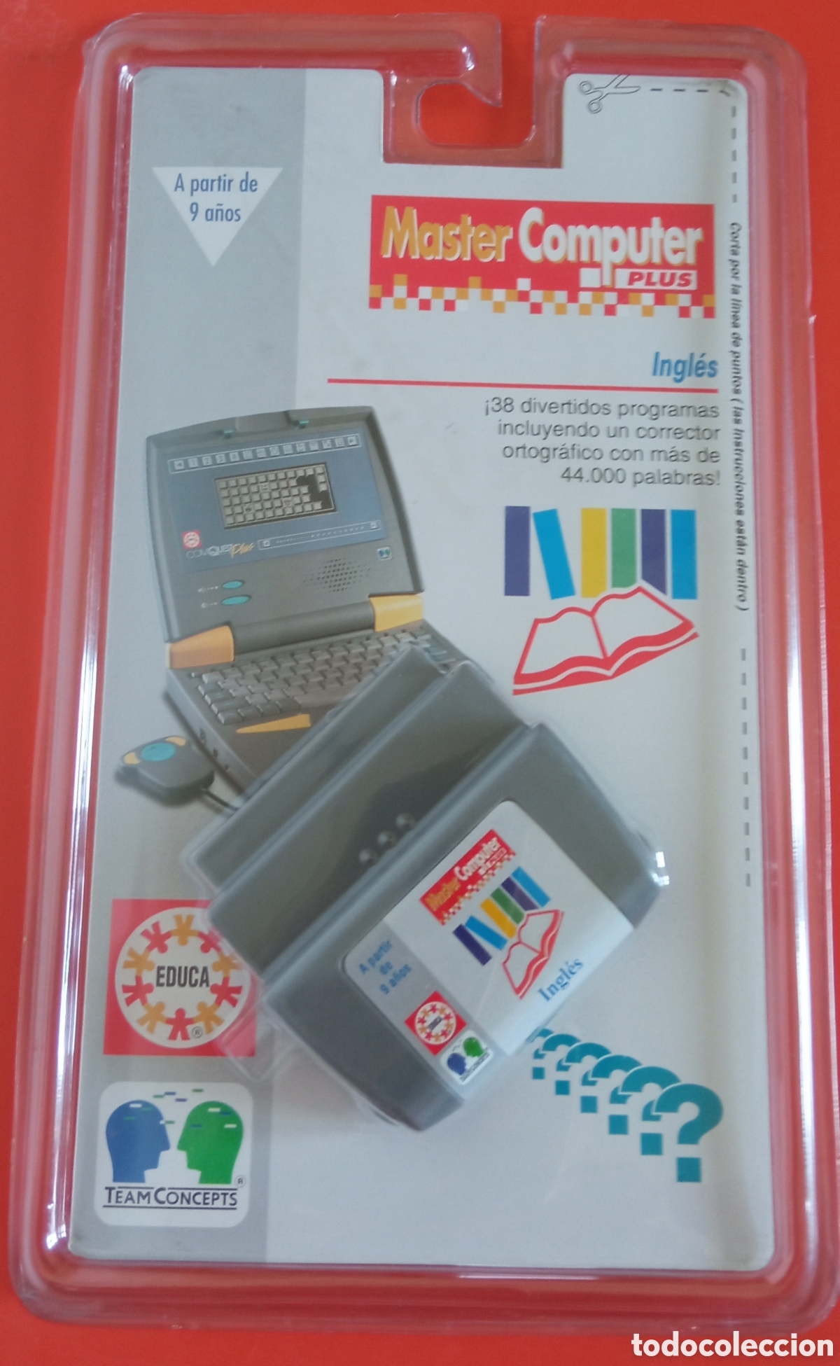 Juegos educativos: CARTUCHO ADICIONAL INGL&Eacute;S PARA ORDENADOR MASTER COMPUTER PLUS.EDICA 1997.BLISTER SIN ABRIR.