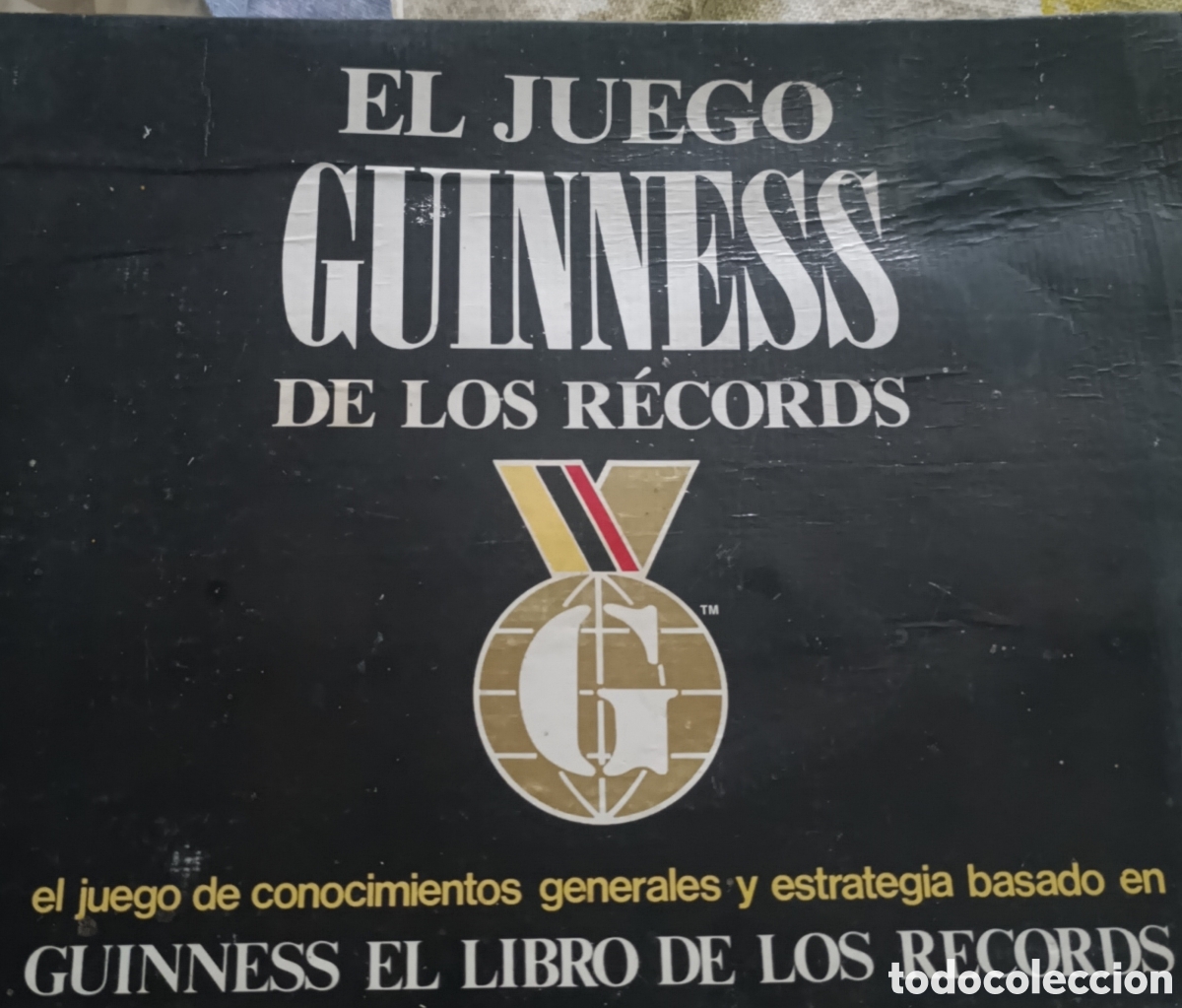 Juegos educativos: El Juego Guinness de los R&eacute;cords - Juego de mesa vintage (A&ntilde;o 1990)