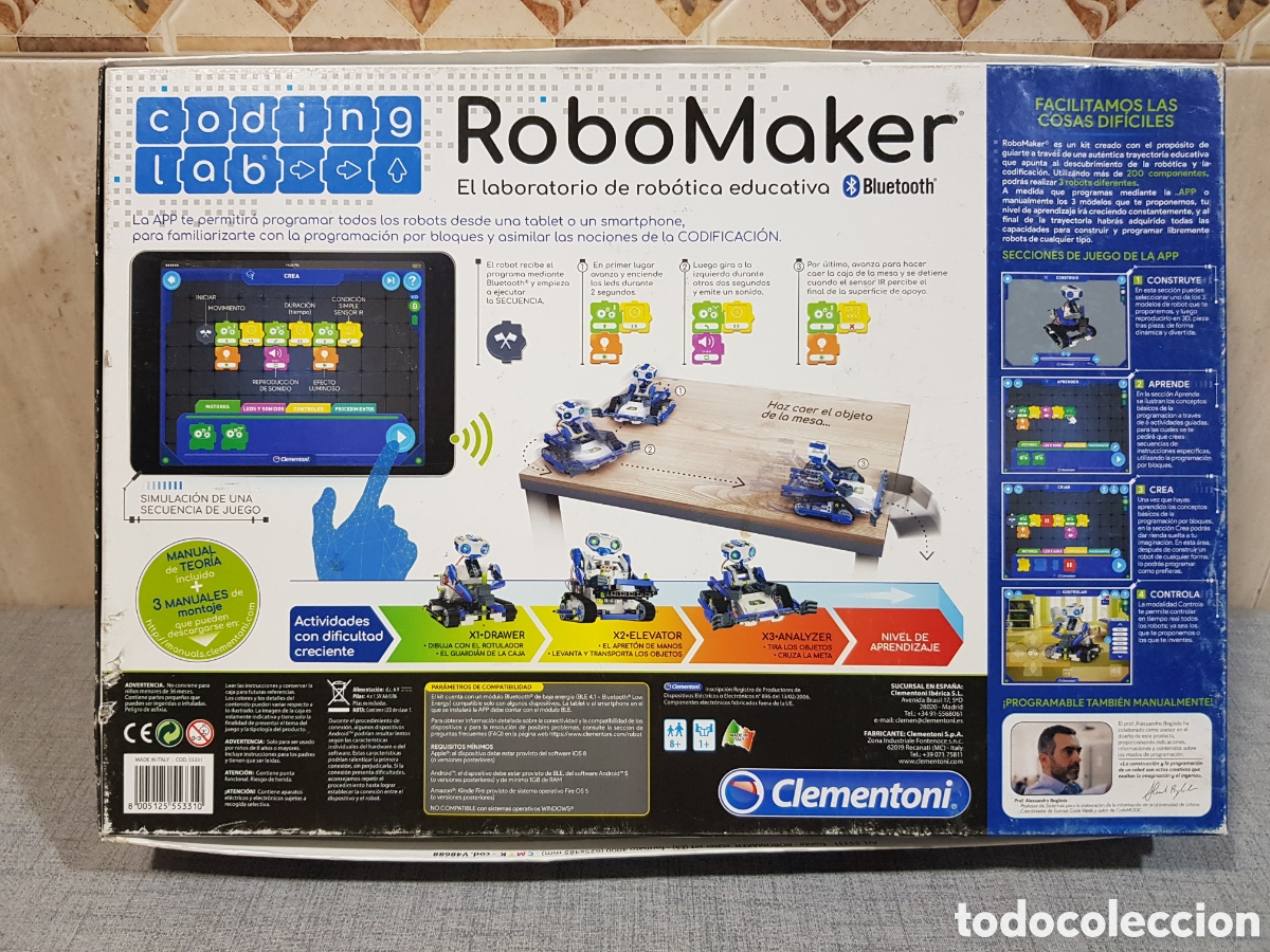 Juegos educativos: ROBOMAKER ROB&Oacute;TICA EDUCATIVA CODING LAB CLEMENTONI REF 55331 (A PARTIR DE 8 A&Ntilde;OS). ROBO MAKER - Foto 12