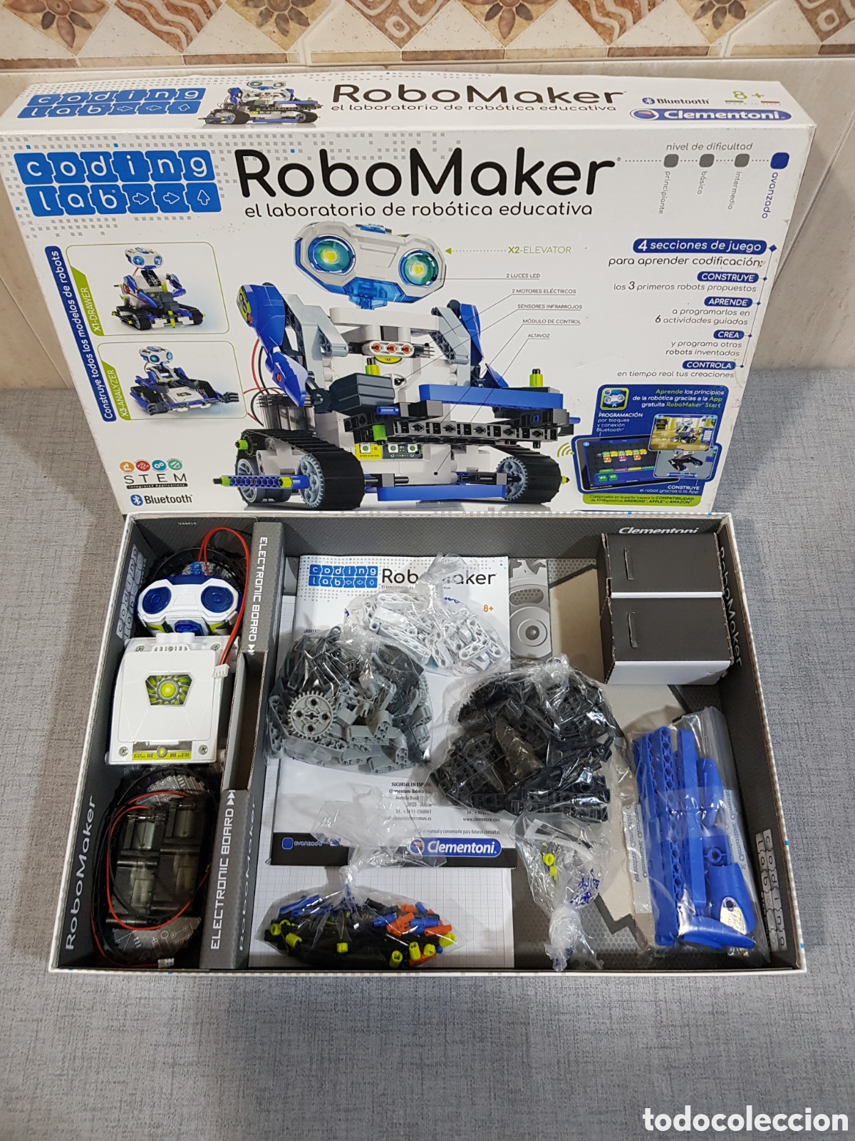 Juegos educativos: ROBOMAKER ROB&Oacute;TICA EDUCATIVA CODING LAB CLEMENTONI REF 55331 (A PARTIR DE 8 A&Ntilde;OS). ROBO MAKER - Foto 2