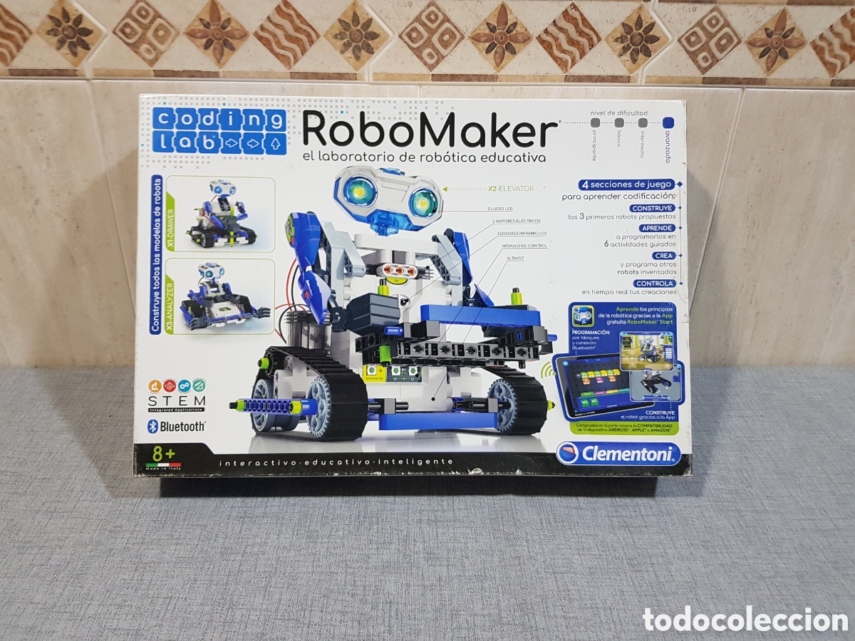 Juegos educativos: ROBOMAKER ROB&Oacute;TICA EDUCATIVA CODING LAB CLEMENTONI REF 55331 (A PARTIR DE 8 A&Ntilde;OS). ROBO MAKER - Foto 1