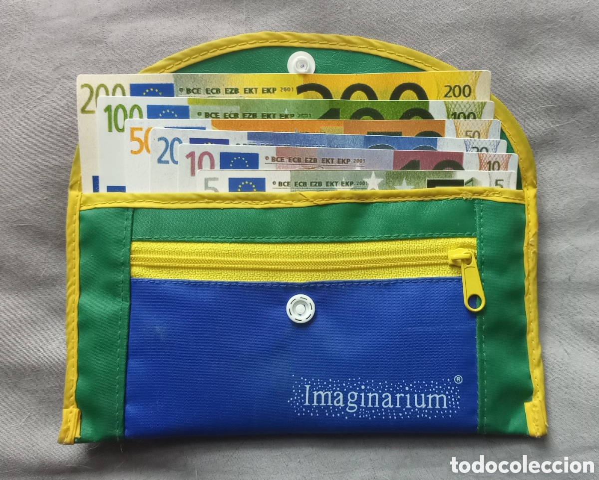 Juegos educativos: Billetera infantil de juguete con billetes de &euro; IMAGINARIUM