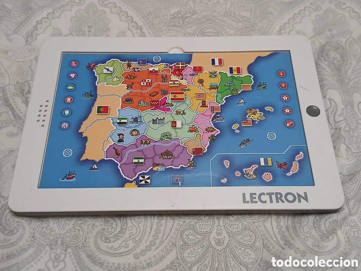 Juegos educativos: Tablet Juego Educativo Descubre Espa&ntilde;a -Lectron- 2012