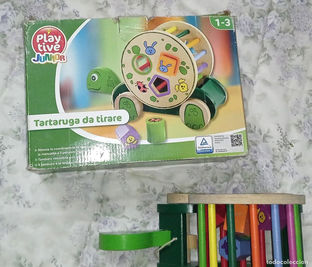Juegos educativos: ARRASTRE TORTUGA DE MADERA-PLAY TIVER JUNIOR - Foto 9
