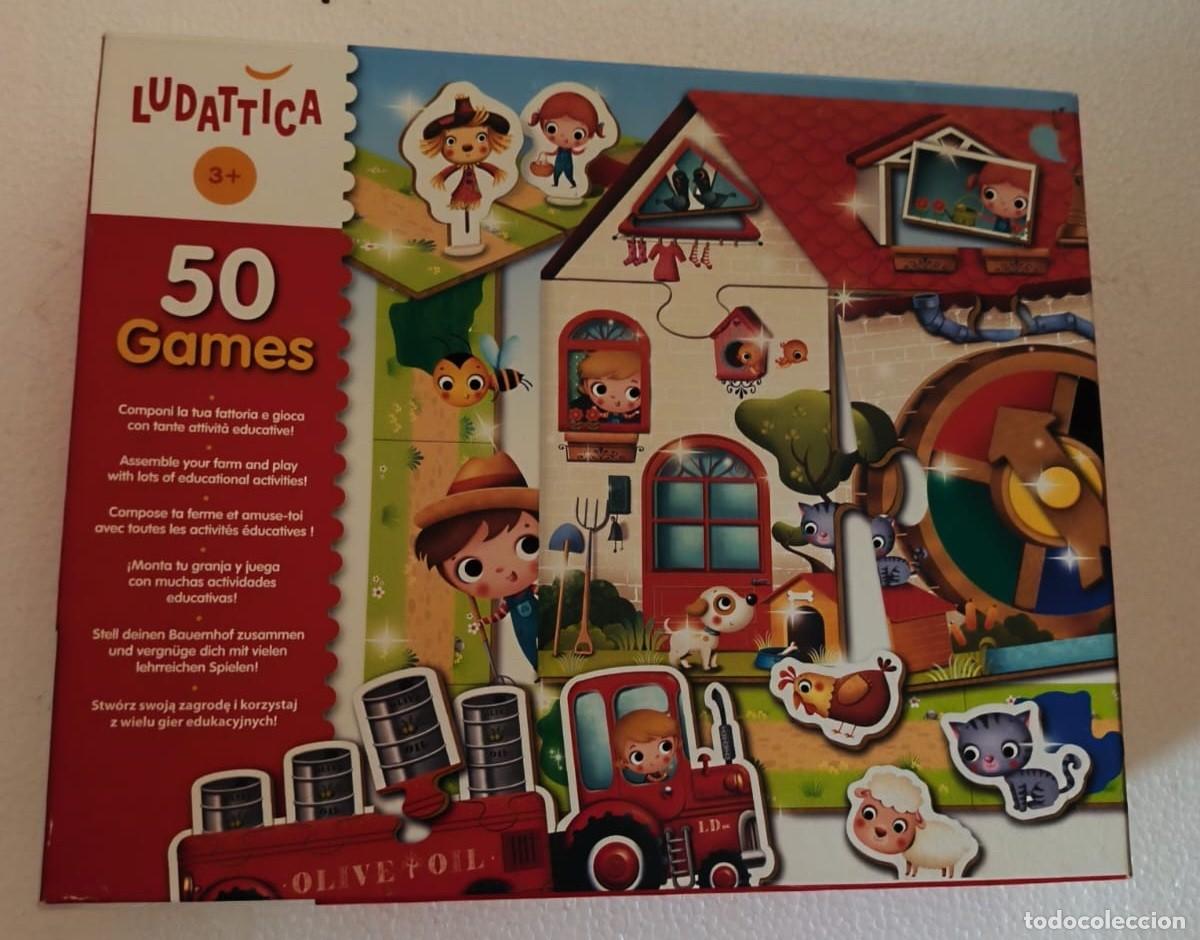 Juegos educativos: 50 Games On The Farm . 50 Juegos en la Granja . Ludattica. 2015.