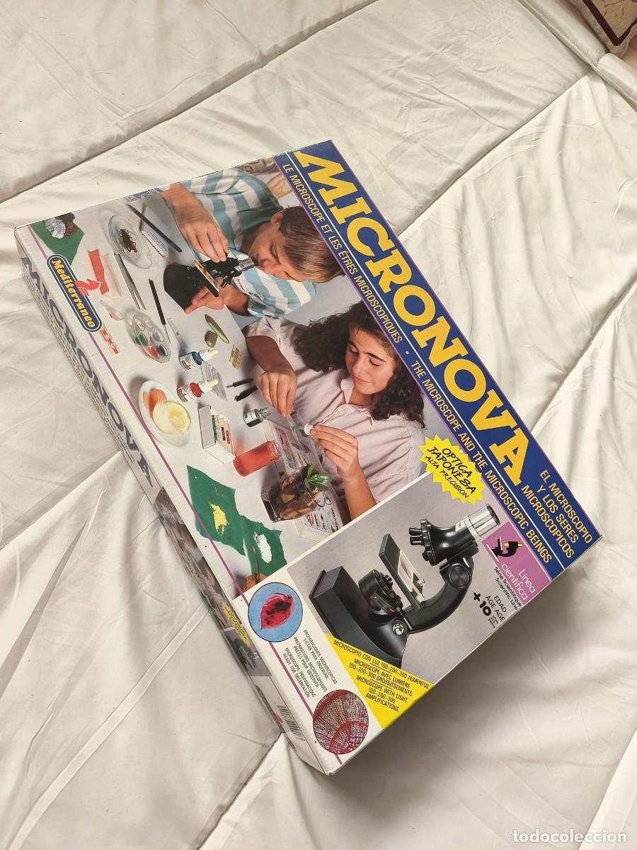 Juegos educativos: Micronova. Mediterr&aacute;neo. &Ograve;ptica japonesa y ofrece aumentos de 100x a 300x . Caja original como nuevo