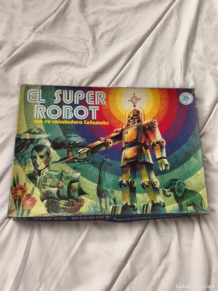 Juegos educativos: El super Robot con su calculadora cefamatic . Vintage 1970 . Cefa . Caja original. Completo