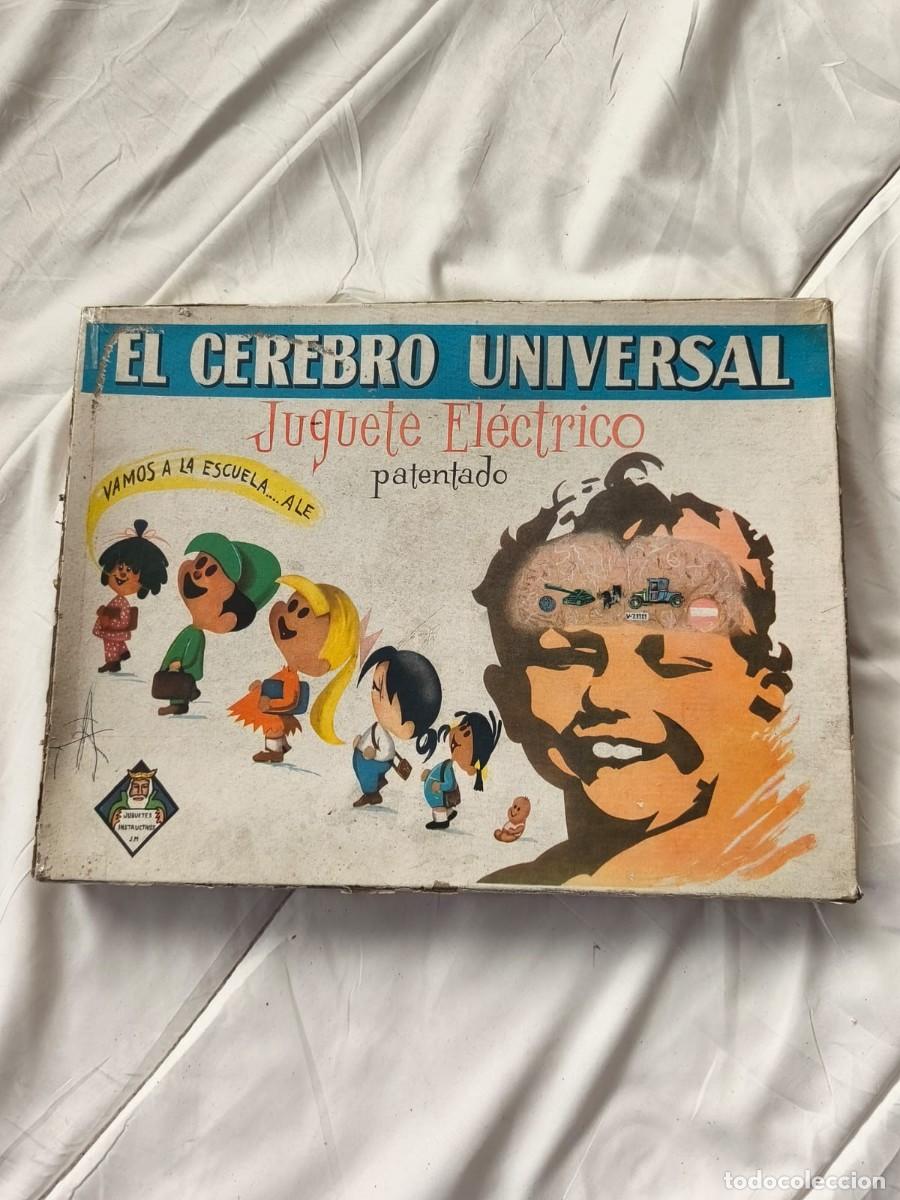 Juegos educativos: El Cerebro Universal. 1965 . Edici&oacute;n especial Teler&iacute;n. Juguetes Instructivos J.M. caja original
