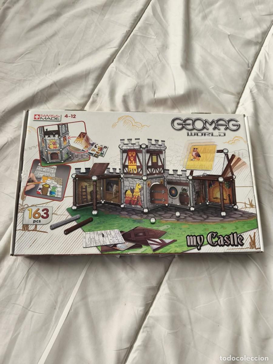Juegos educativos: Geomag - World My Castle. Juego de construcci&oacute;n magn&eacute;tico con 163 piezas. Swiss made. Caja original.