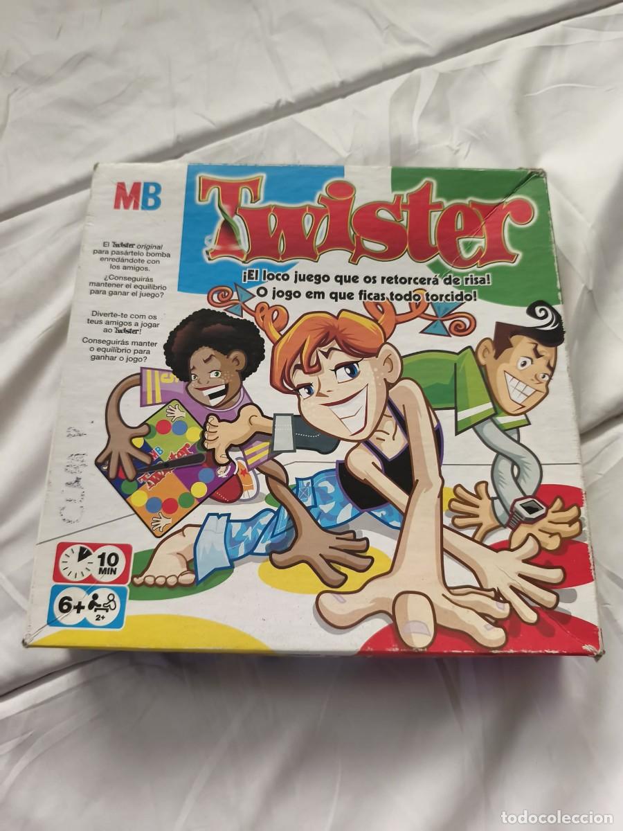 Juegos educativos: Twister, una versi&oacute;n cl&aacute;sica distribuida por MB Juegos . Caja original