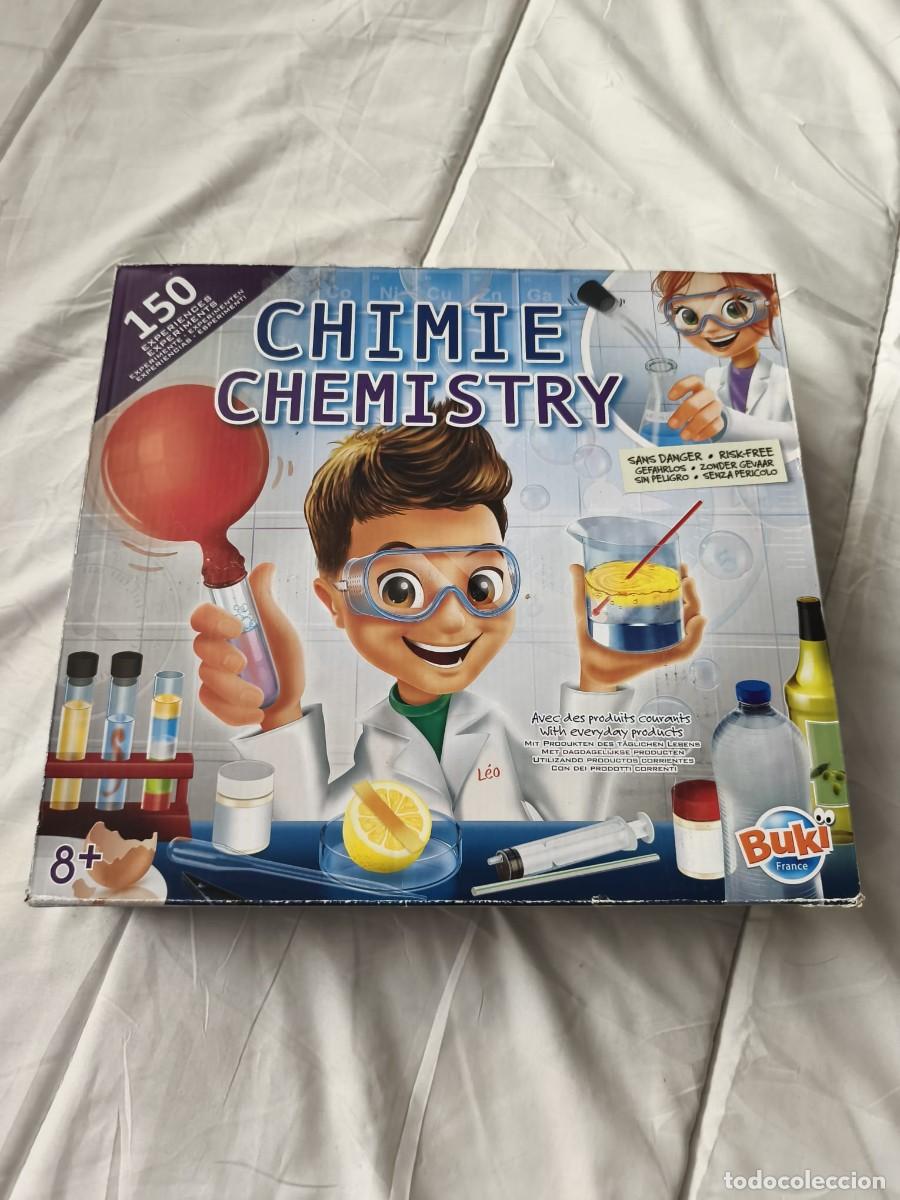 Juegos educativos: Chimie chemistry . Buki France . Laboratorio de Qu&iacute;mica con 150 Experimentos. Caja original
