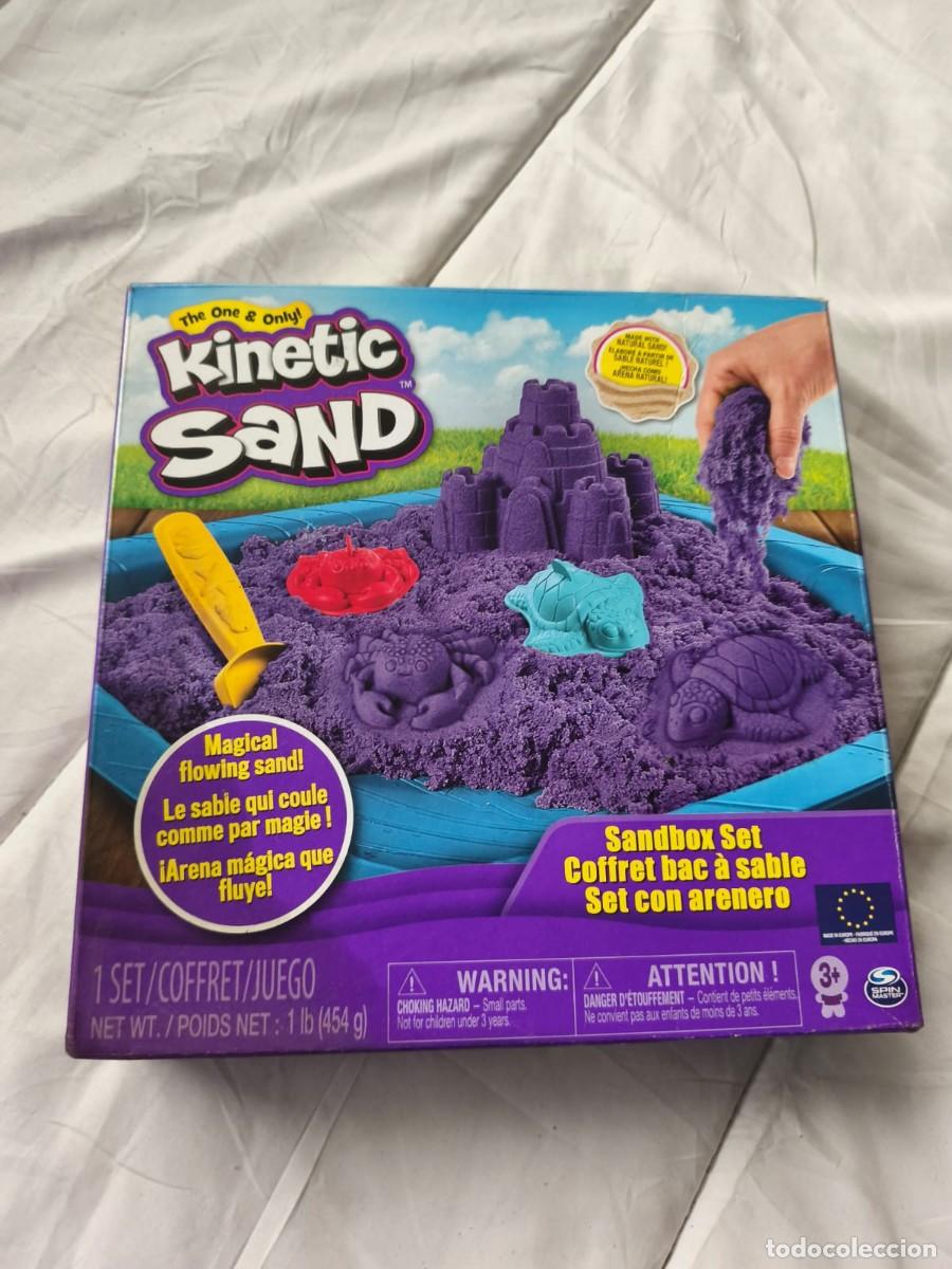 Juegos educativos: Kinetic Sand Sandbox Set (Set con arenero) . Arena m&aacute;gica . Caja original