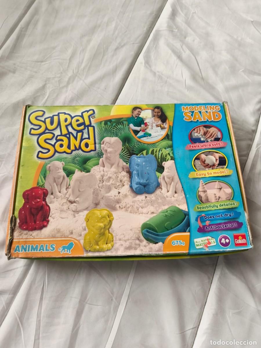 Juegos educativos: Super Sand . Animals . 675 gr . ⁠Goliath. Caja original