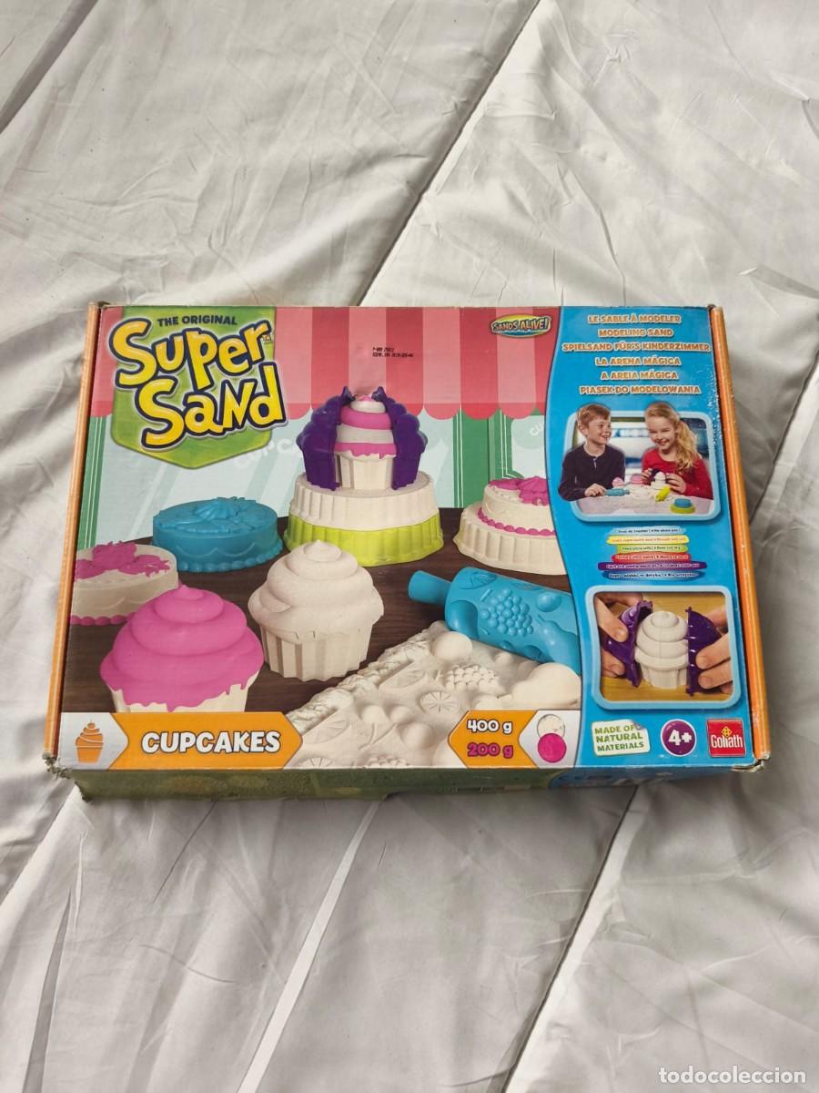 Juegos educativos: Super Sand Cupcakes, 400 + 200 gr. Goliath. Caja original