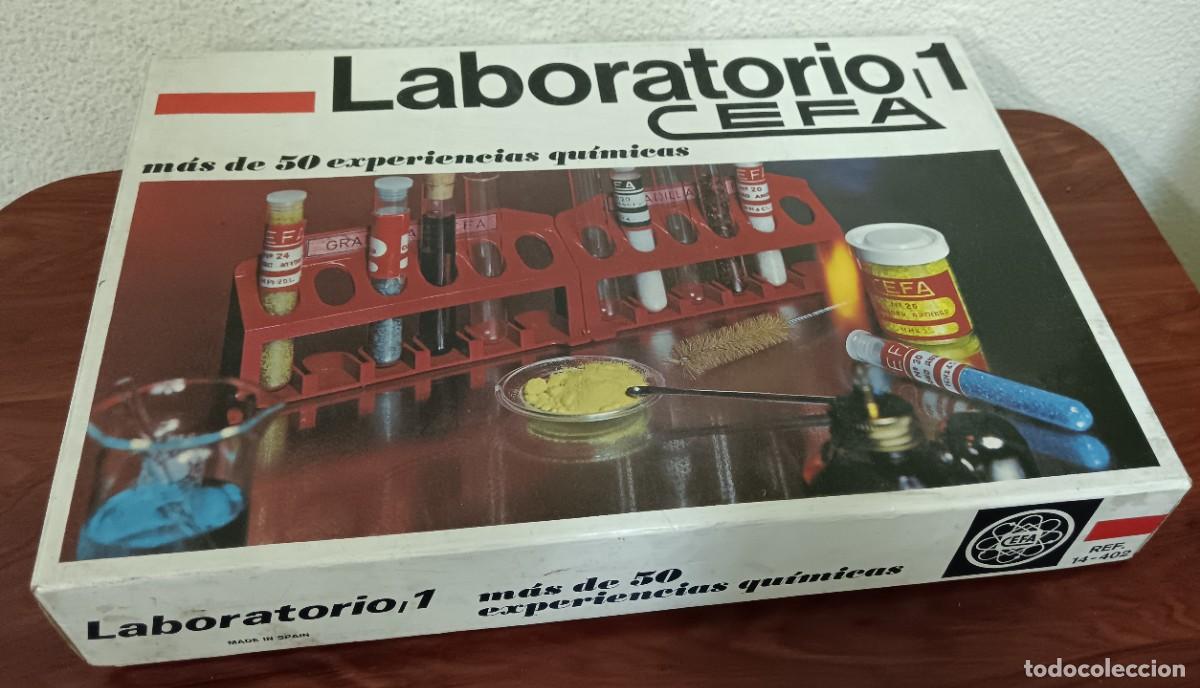 Juegos educativos: JUEGO LABORATORIO 1 EXPERIENCIAS QU&Iacute;MICAS CEFA REF. 14-402 CON CAJA