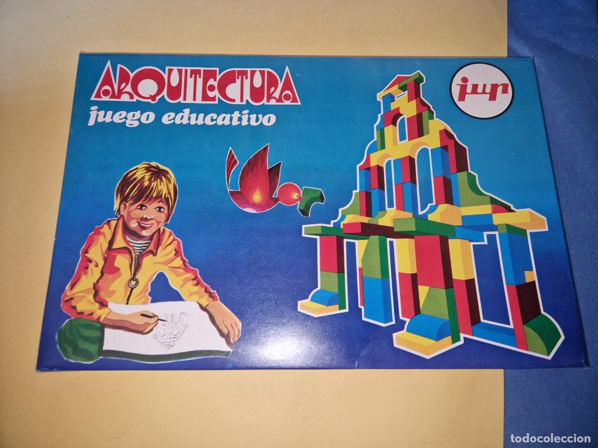 Juegos educativos: JUEGO EDUCATIVO INFANTIL, ARQUITECTURA DE MADERA DE JUPDOSA JUP - NUEVO / CAJA GRANDE