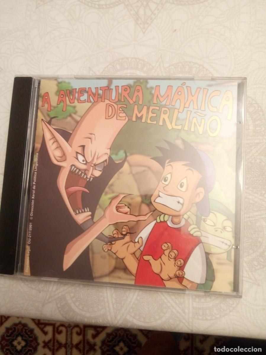 Juegos educativos: CD de A Aventura M&aacute;xica de Merli&ntilde;o.