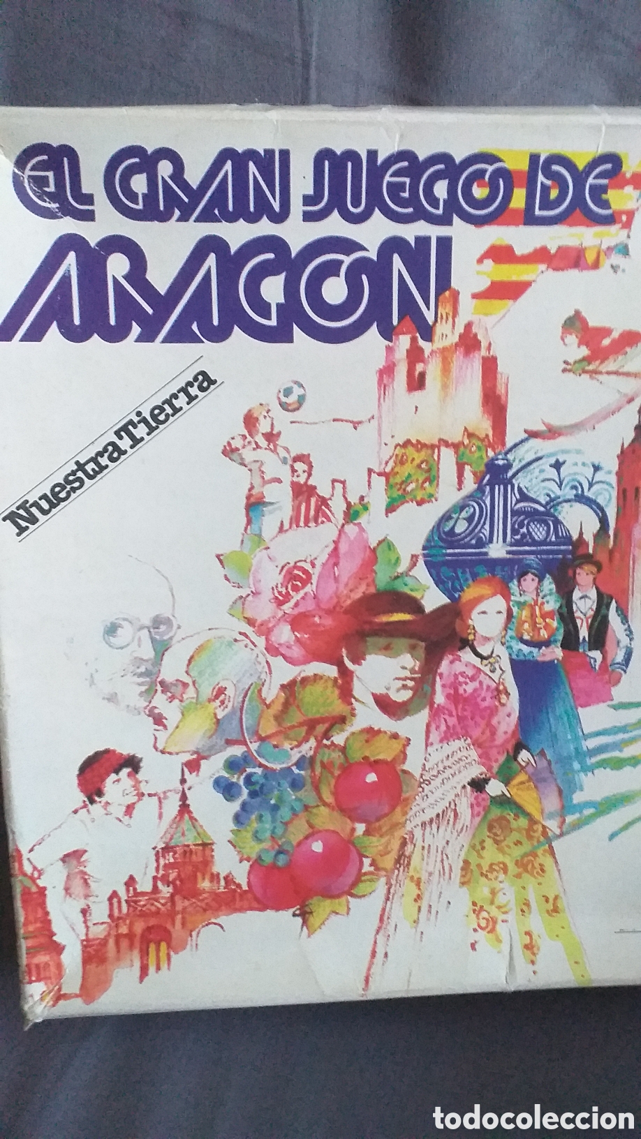 Giochi educativi: El gran juego de ARAG&Oacute;N. Nuestra Tierra. Juego de mesa divertido y educativo. A&ntilde;o 85.